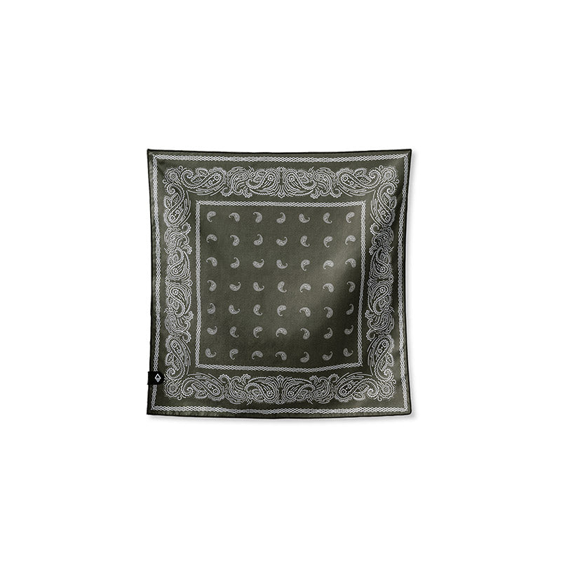 NOMADIX PAISLEY FOREST GREEN BANDANA TOWEL ノマディックス バンダナ