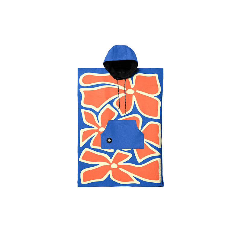 NOMADIX WILD FL ST BLUE RED KIDS CHANGING PONCHO ノマディックス