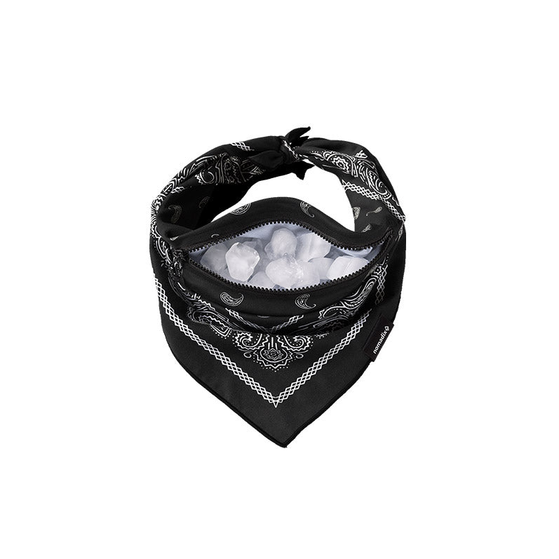 NOMADIX PAISLEY BLACK ICE BANDANA TOWEL ノマディックス アイス