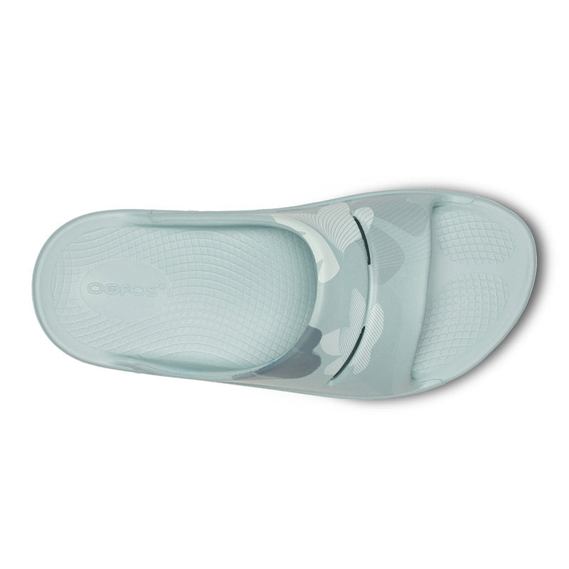 OOFOS WOMEN OOahh Limited - Mist Breeze ウーフォス ウーアー リミテッド ミストブリーズ リカバリーサンダル