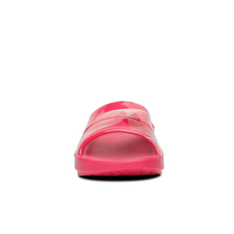 OOFOS WOMEN OOahh Limited - Neon Berry Breeze ウーフォス ウーアー リミテッド ネオンベリーブリーズ リカバリーサンダル