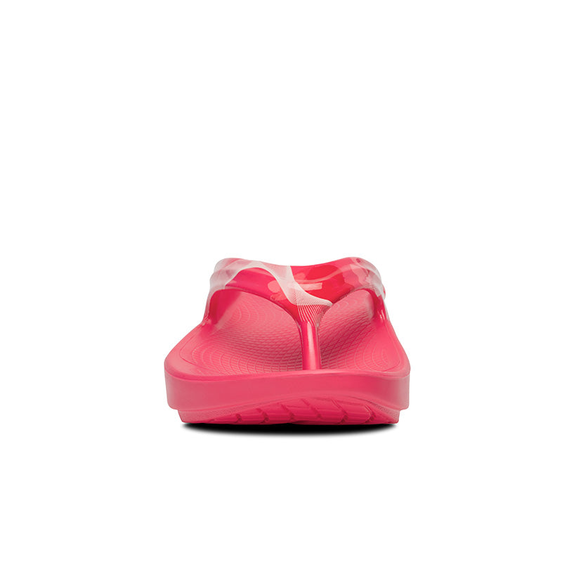 OOFOS WOMEN OOlala Limited - Neon Berry Breeze ウーフォス ウーララ リミテッド ネオンベリーブリーズ リカバリーサンダル