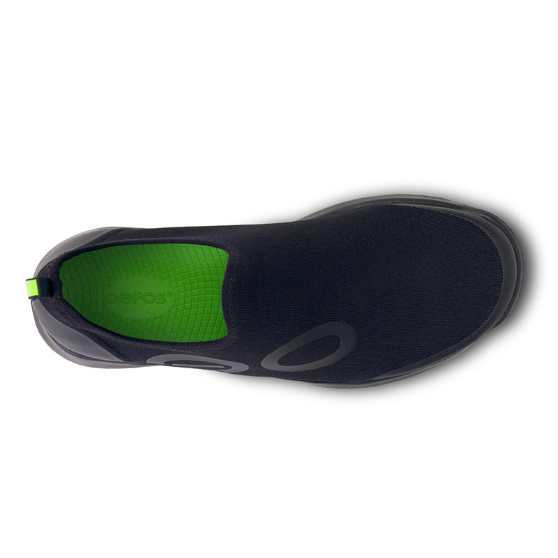 OOFOS MENS OOmg Sport - Black/Black ウーフォス メンズ ウーエムジー スポーツ ブラック リカバリーシューズ