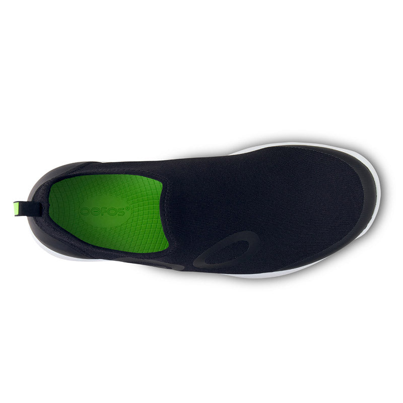 OOFOS MENS OOmg Sport - White/Black ウーフォス メンズ ウーエムジー スポーツ ホワイト ブラック リカバリーシューズ