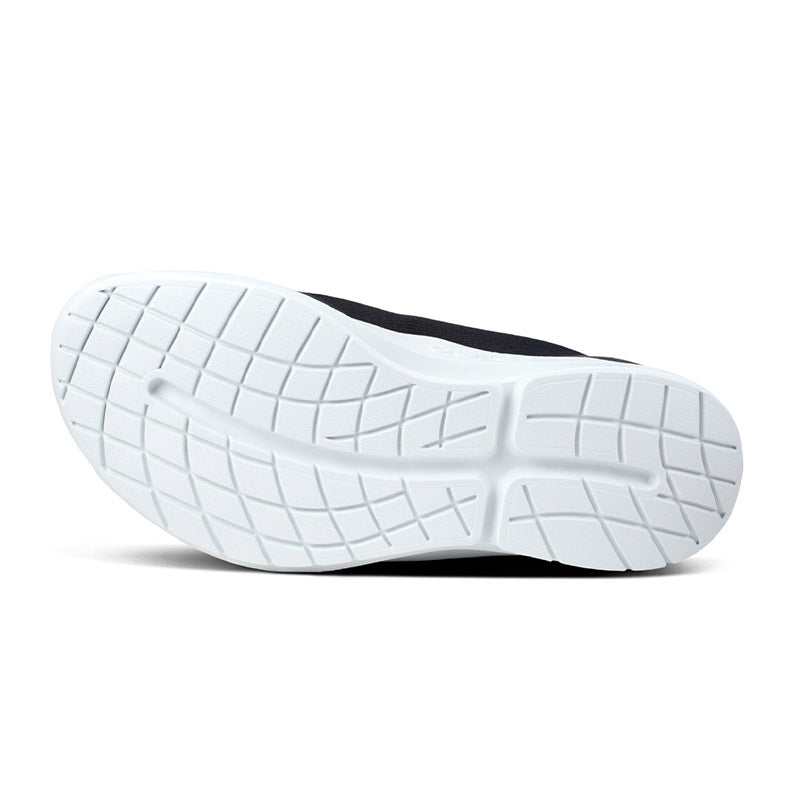 OOFOS MENS OOmg Sport Lace - White/Black ウーフォス メンズ ウーエムジー スポーツ レース ホワイト ブラック リカバリーシューズ