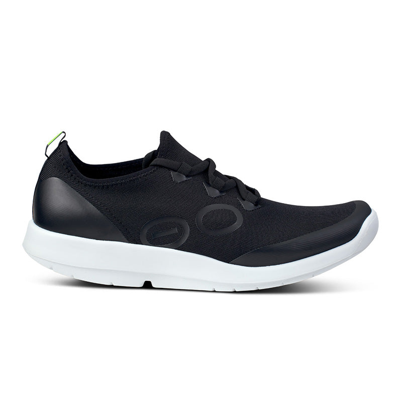 OOFOS MENS OOmg Sport Lace - White/Black ウーフォス メンズ ウーエムジー スポーツ レース ホワイト ブラック リカバリーシューズ