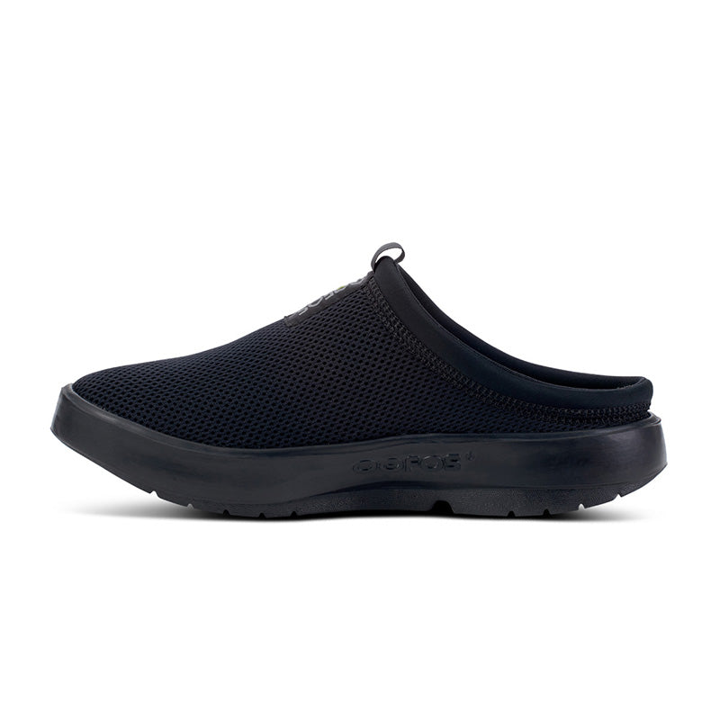 OOFOS WOMENS OOcoozie Sport Mule -  Black/Black ウーフォス ウークージー スポーツ ミュール ブラック リカバリーサンダル