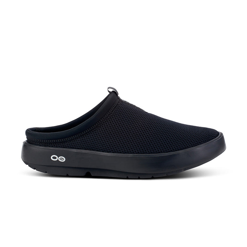 OOFOS MENS OOcoozie Sport Mule -  Black/Black ウーフォス ウークージー スポーツ ミュール ブラック リカバリーサンダル