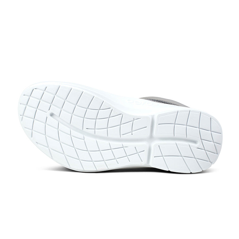 OOFOS MENS OOcoozie Sport Mule -  White/Slate ウーフォス ウークージー スポーツ ミュール ブラック リカバリーサンダル