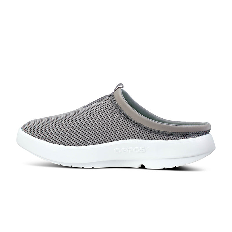 OOFOS MENS OOcoozie Sport Mule -  White/Slate ウーフォス ウークージー スポーツ ミュール ブラック リカバリーサンダル