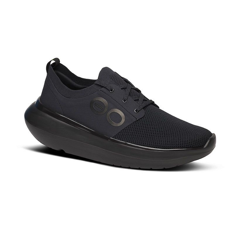 OOFOS MENS OOmy Stride - Black/Black ウーフォス メンズ ウーマイ ストライド ブラック ブラック リカバリーシューズ