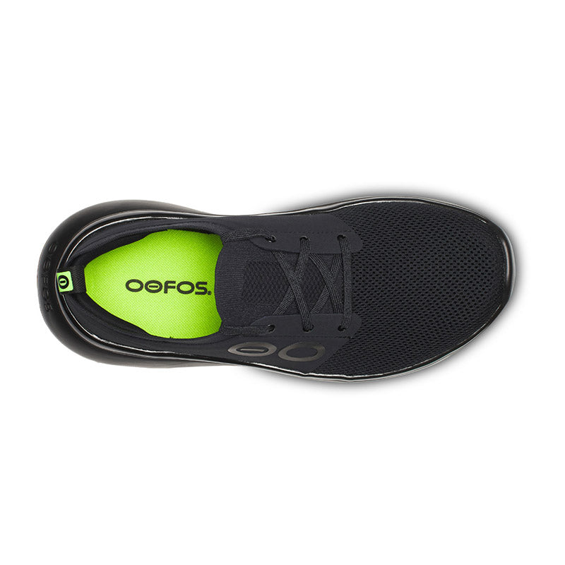 OOFOS MENS OOmy Stride -Black/Black ウーフォス メンズ ウーマイ ストライド ブラック ブラック リカバリーシューズ