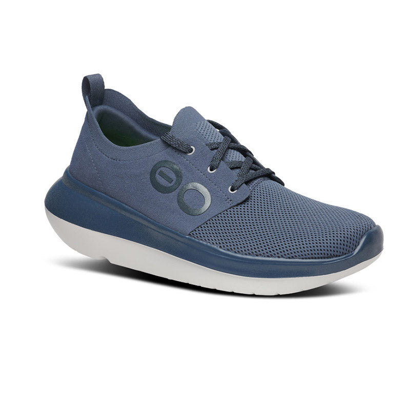 MENS OOmy Stride - White/Moroccan Blue