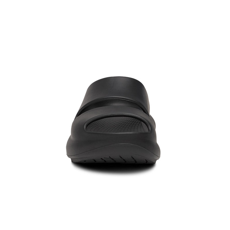 OOFOS OOyea - Black ウーフォス ウーヤー ブラック リカバリーサンダル