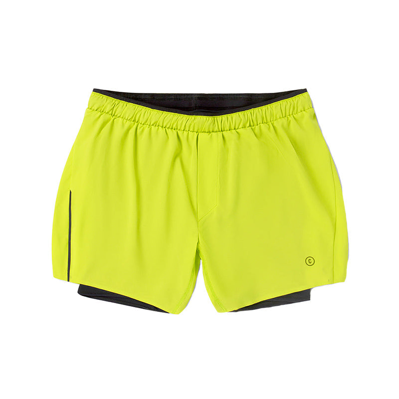 M DLYShort 5" Long Brief - Lime Green - MENS