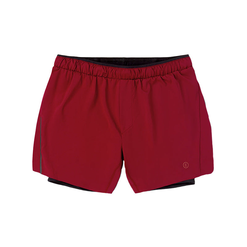 Ciele Athletics M DLYShort 5” Brief - Merlot - MENS シエルアスレチックス エヌ ディーエルワイショーツ 5インチ ブリーフ メルロー メンズ