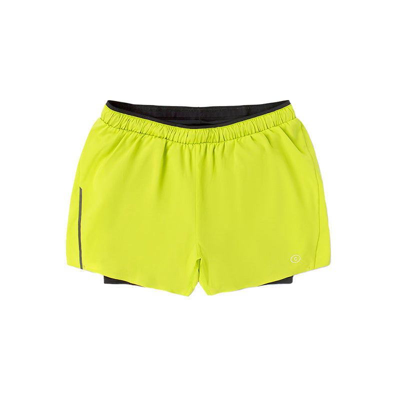 Ciele Athletics W DLYShort 4" Long Brief - Lime Green - WOMENS シエルアスレチックス ダブリュー ディーエルワイショーツ 4インチ ロングブリーフ ライムグリーン ウィメンズ