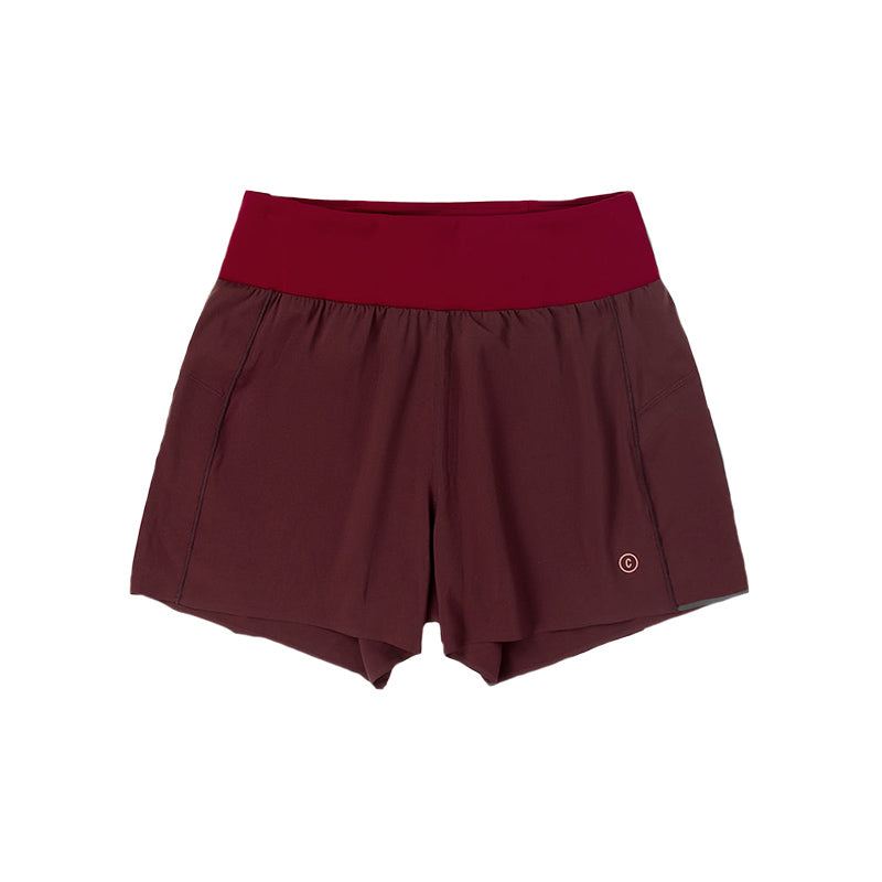Ciele Athletics W TRNShort 4" Brief - Dark Wine Red - WOMENS  シエルアスレチックス ダブリュー ディーエルワイショーツ 4インチ ロングブリーフ ダークワインレッド ウィメンズ
