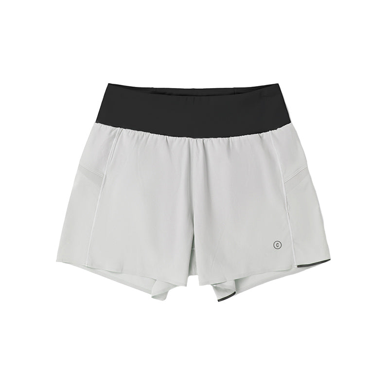 Ciele Athletics W TRNShort 4" Brief - Light Grey - WOMENS  シエルアスレチックス ダブリュー ディーエルワイショーツ 4インチ ロングブリーフ ライトグレー ウィメンズ