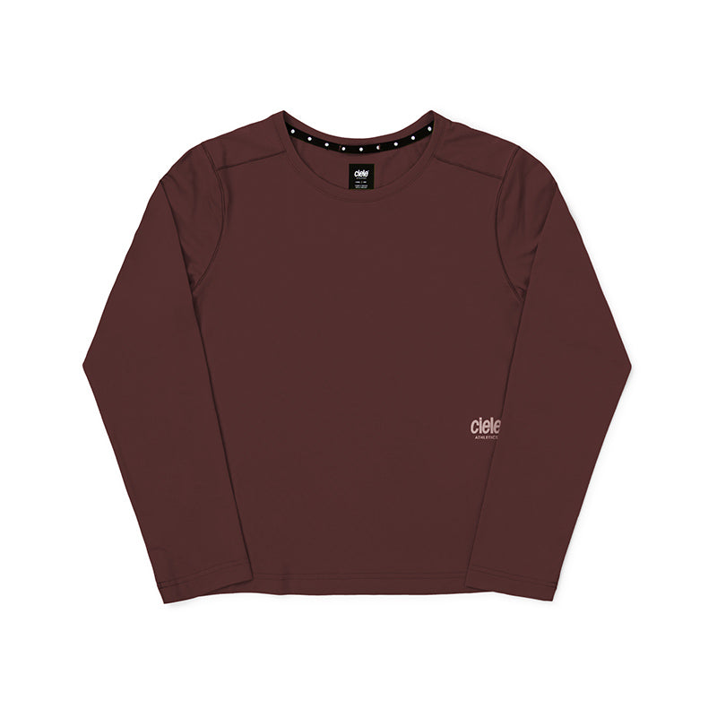 Ciele Athletics W DLYLongsleeve - Dark Wine Red - WOMENS シエルアスレチックス ウィメンズ ディーエルワイ ロングスリーブ ダークワインレッド