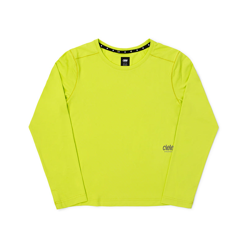Ciele Athletics W DLYLongsleeve - Lime Green - WOMENS シエルアスレチックス ウィメンズ ディーエルワイ ロングスリーブ ライムグリーン