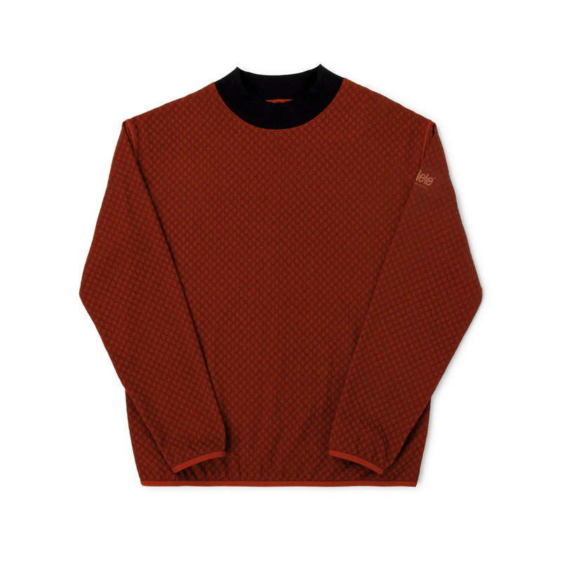 Ciele Athletics U VLVMockneck - Clay - UNISEX シエルアスレチックス ユニセックス ブイエルブイモックネック クレイ