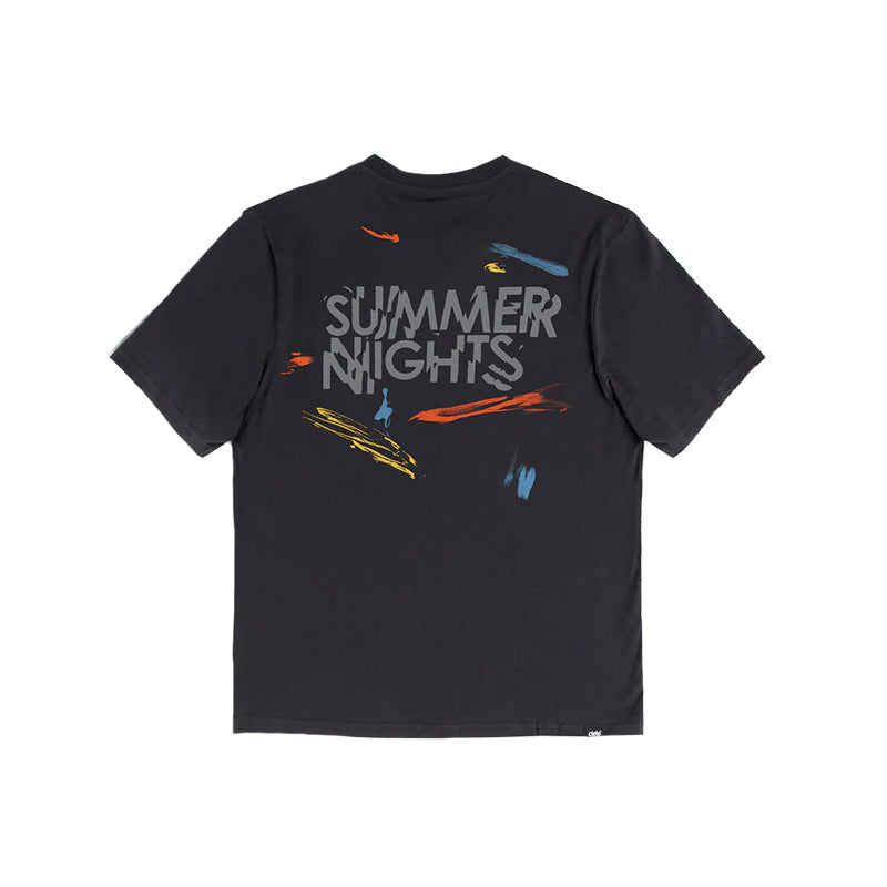 U ORTShirt - Summer Nights - Black - UNISEX シエルアスレチックス オーアールティ－シャツ サマーナイツ ブラック ユニセックス
