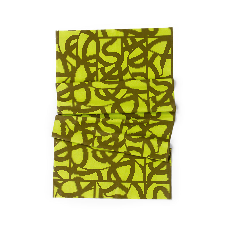 Ciele Athletics BFCollar - All Over Loopy Tile - Lime Green シエルアスレチックス ビーエフカラー オールオーバータイル ライムグリーン