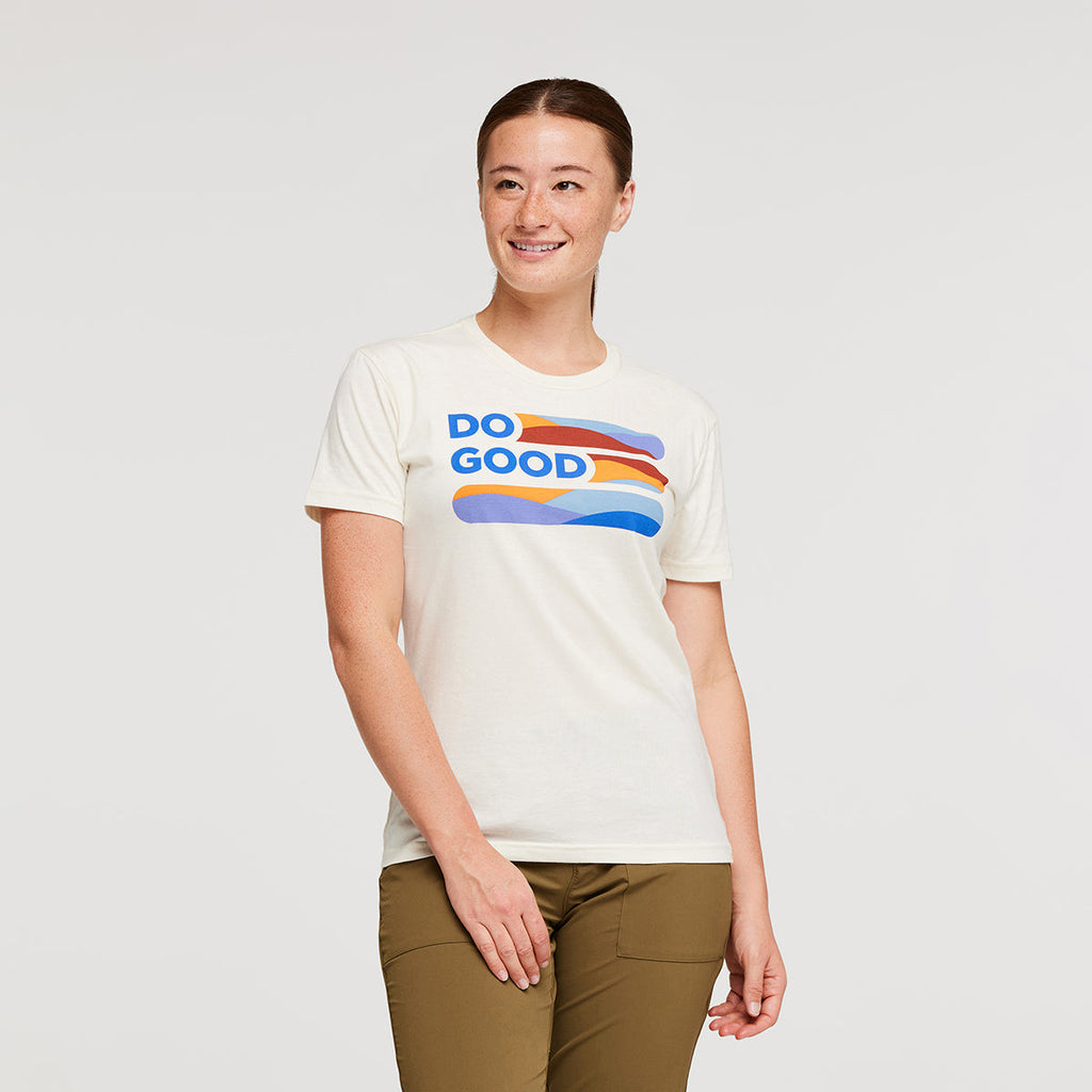 Cotopaxi Do Good Stripe Organic T-Shirt - WOMENS コトパクシ ドゥグッド ストライプ オーガニック Tシャツ レディース