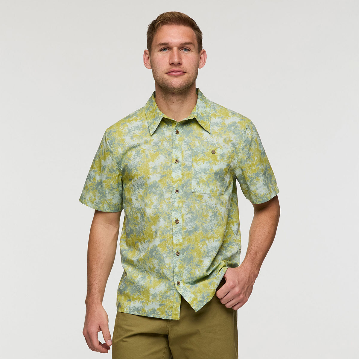 Estival Button Up Shirt Print - MENS