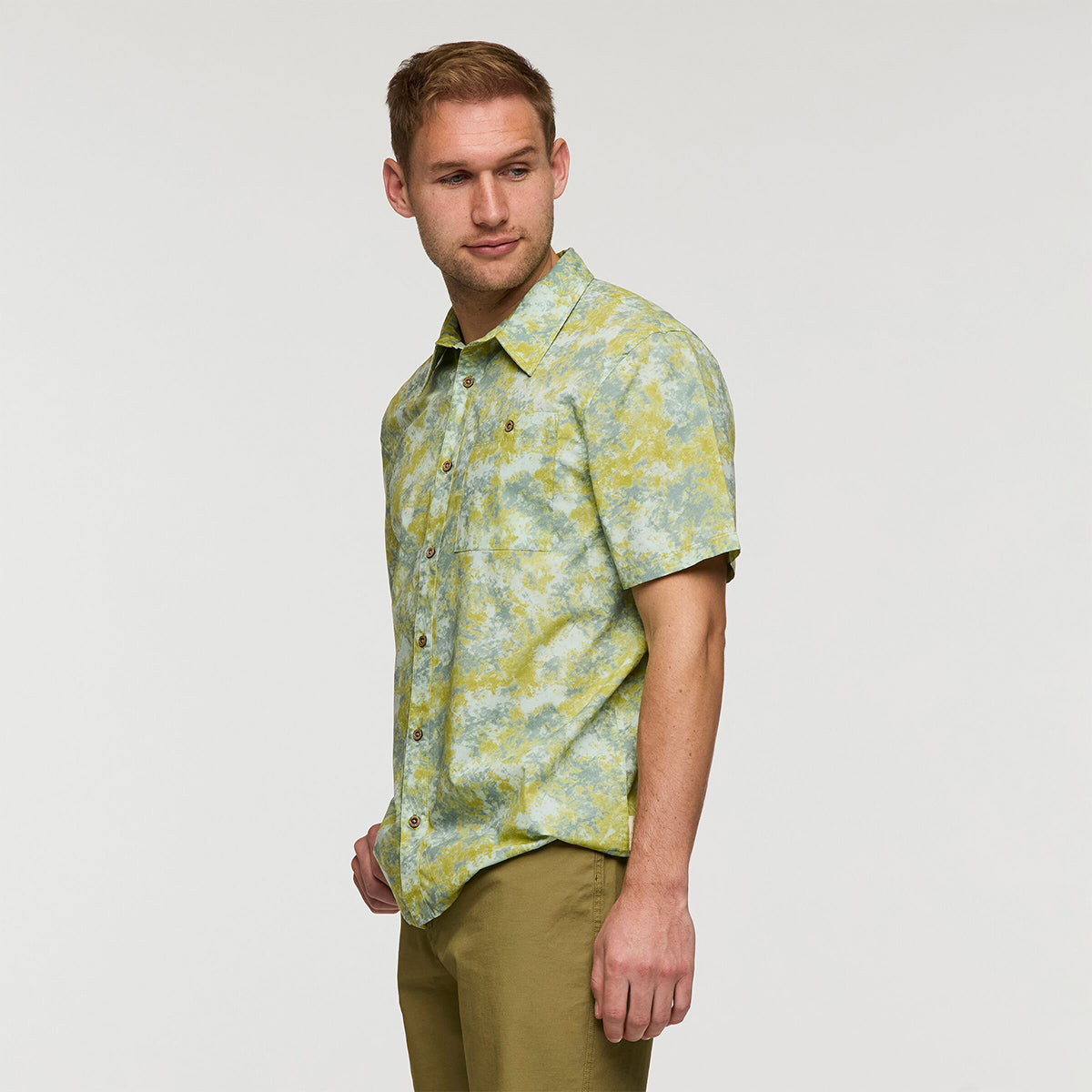Estival Button Up Shirt Print - MENS