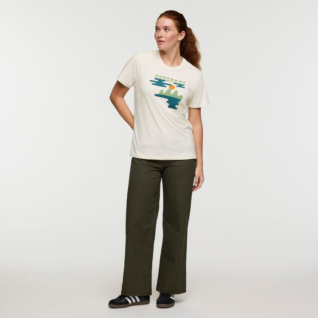 Cotopaxi Sunrise Lake T-Shirt - WOMENS コトパクシ サンライズ レイク Tシャツ ウィメンズ