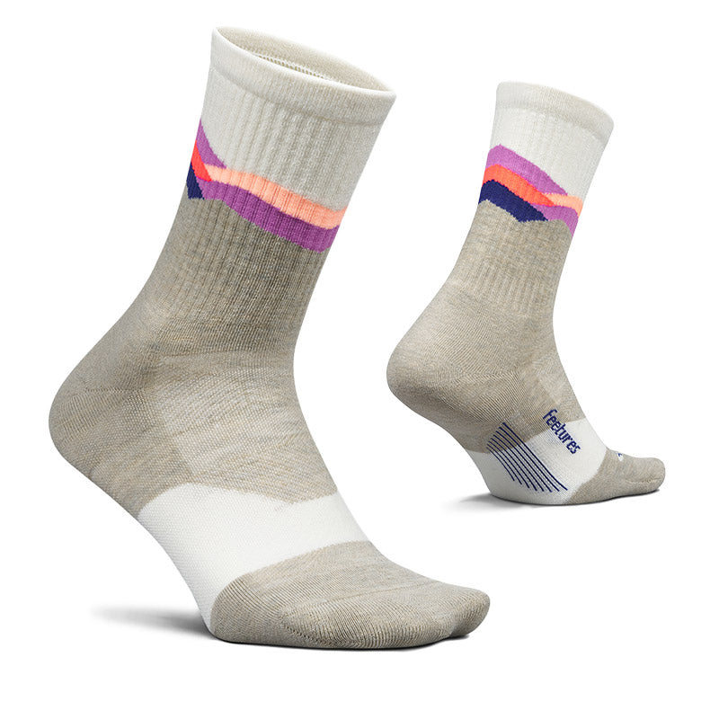 TRAIL MAX CUSHION MINI CREW - Mountain High Cream  フィーチャーズ  クルー丈 トレイル ソックス マウンテンハイクリーム
