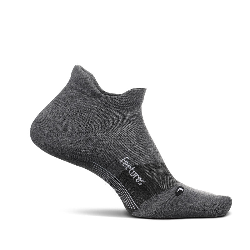 Feetures GOLF MAX CUSHION NO SHOW TAB - Gray フィーチャーズ アンクル丈 ゴルフ ソックス グレー