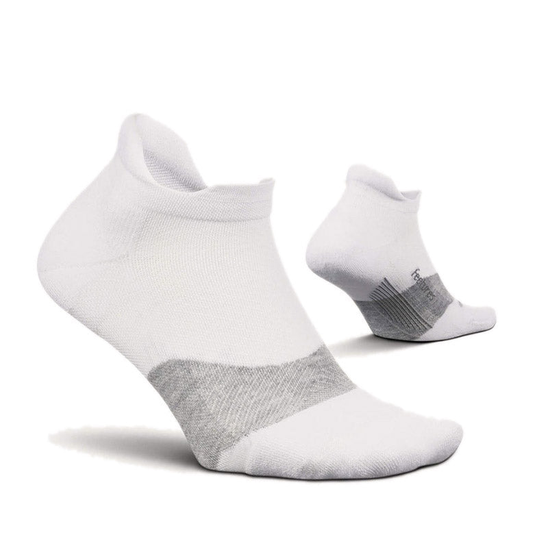 Feetures GOLF MAX CUSHION NO SHOW TAB - White フィーチャーズ アンクル丈 ゴルフ ソックス ホワイト