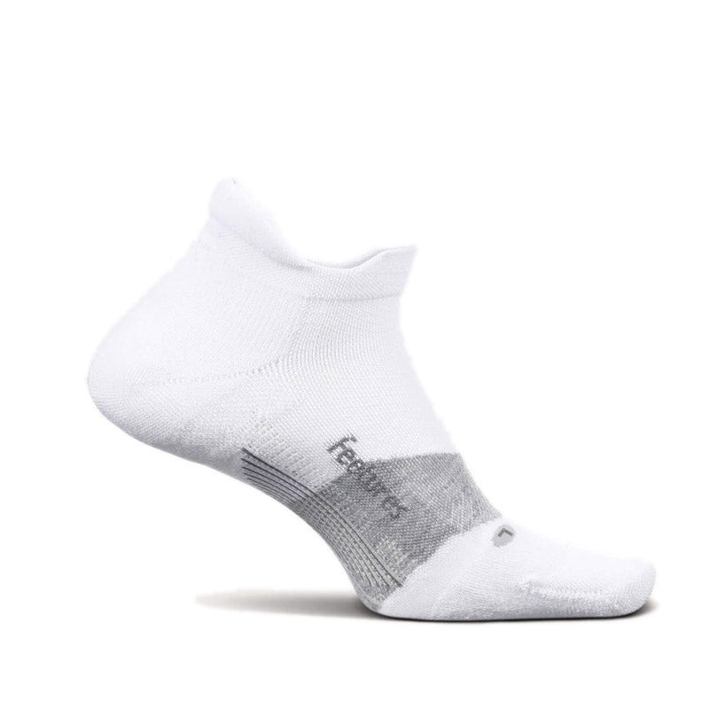 Feetures GOLF MAX CUSHION NO SHOW TAB - White フィーチャーズ アンクル丈 ゴルフ ソックス ホワイト