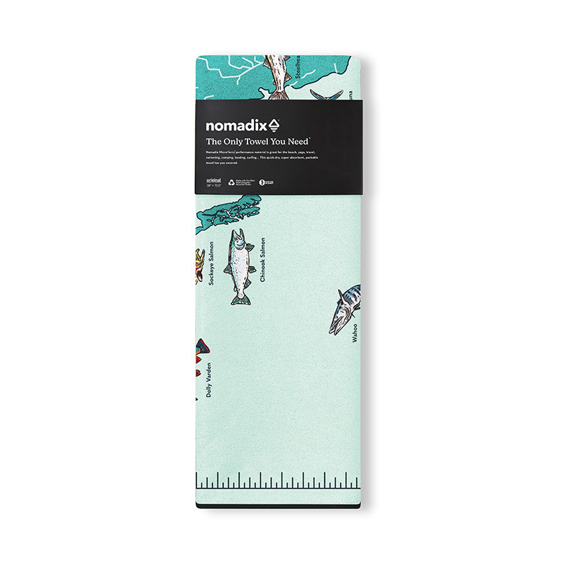 NOMADIX GAME FISH MAP TOWEL ノマディックス タオル