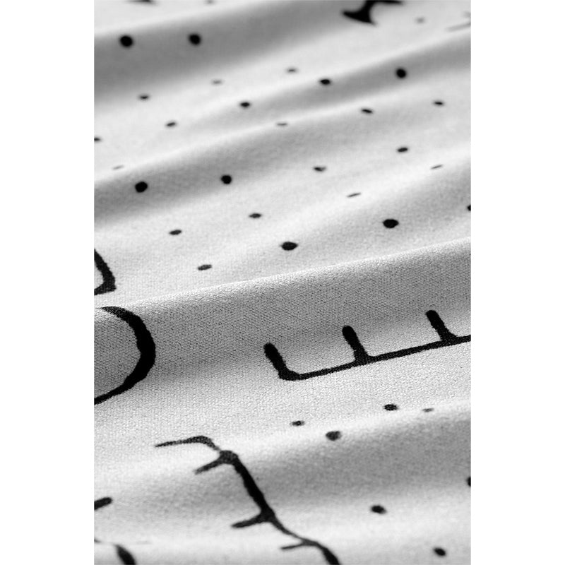 MUD CLOTH WHITE TOWEL