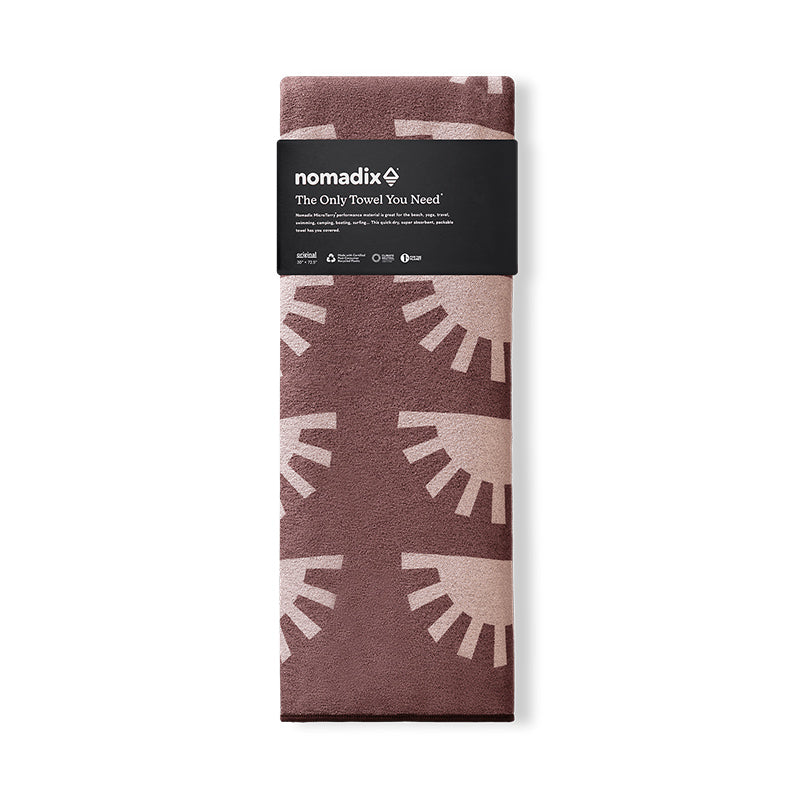 SUNSHINE BURGUNDY TOWEL