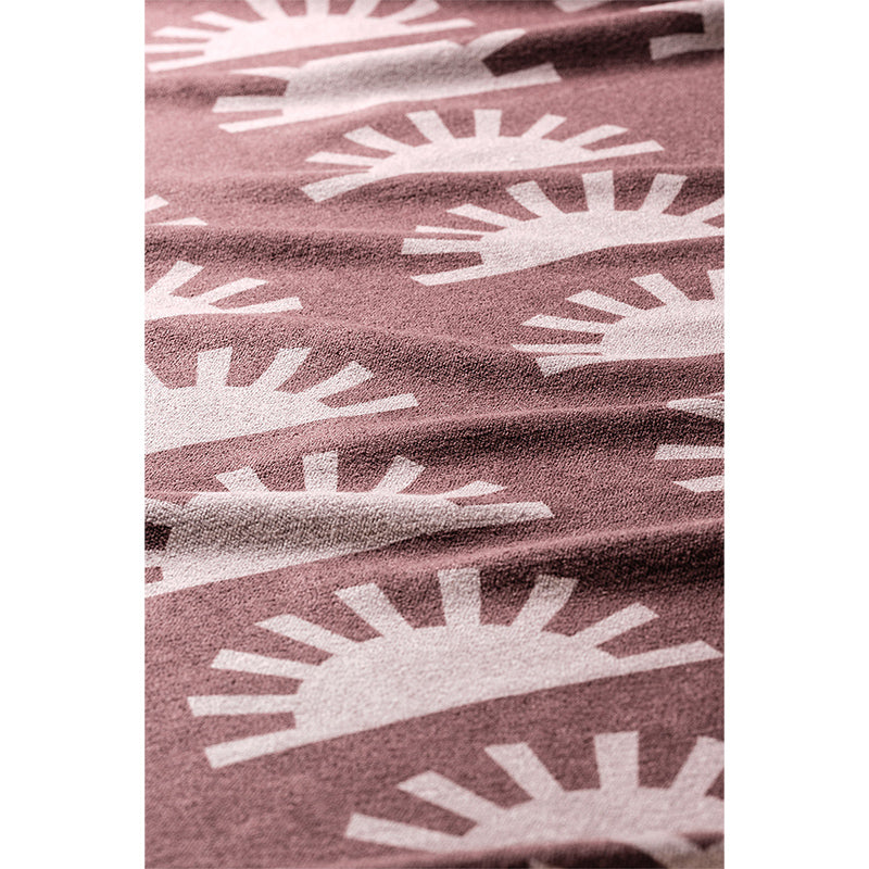 SUNSHINE BURGUNDY TOWEL
