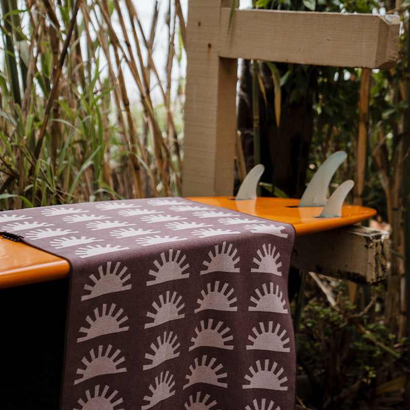 SUNSHINE BURGUNDY TOWEL