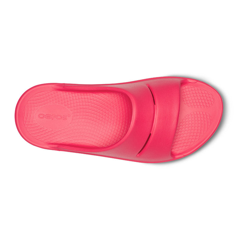 OOFOS OOahh - Neon Berry ウーフォス ウーアー ネオンベリー リカバリーサンダル