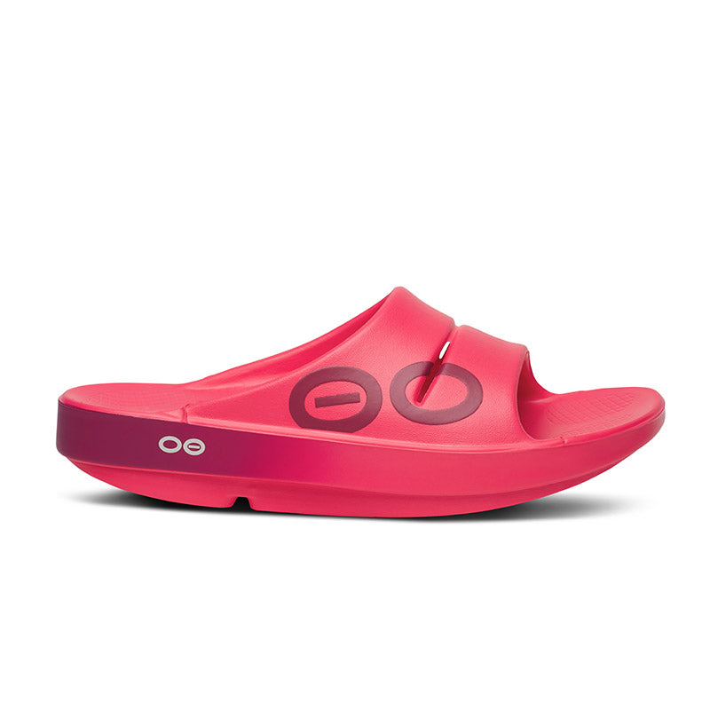 OOFOS OOahh Sport - Razz Fade ウーフォス ウーアー スポーツ ラズフェード リカバリーサンダル