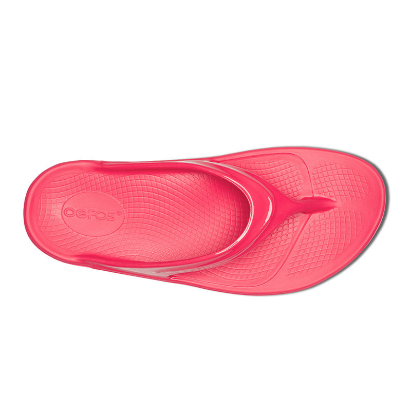 OOFOS OOlala - Neon Berry ウーフォス ウーララ ネオンベリー リカバリーサンダル