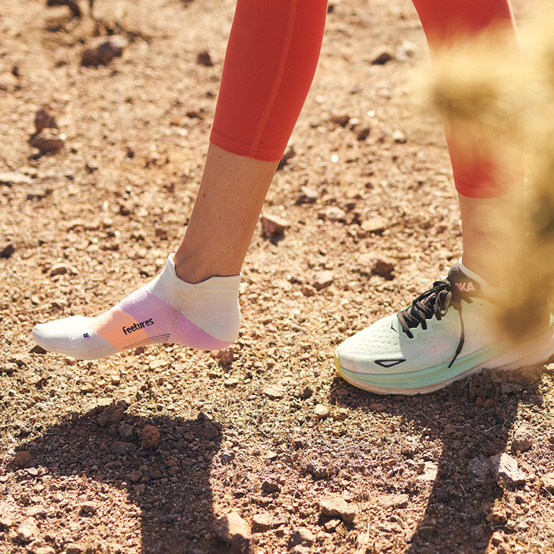 ELITE ULTRA LIGHT NO SHOW TAB - Crisp Mint フィーチャーズ アンクル丈 ランニングソックス クリスプミント