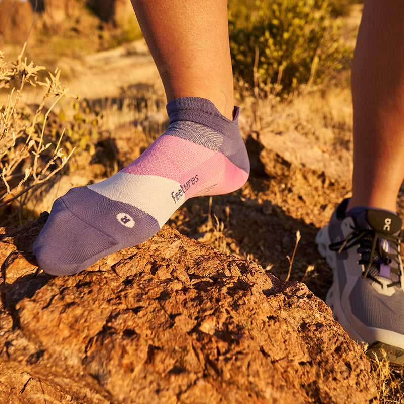 ELITE ULTRA LIGHT NO SHOW TAB - Future Dusk フィーチャーズ アンクル丈 ランニングソックス フューチャーダスク