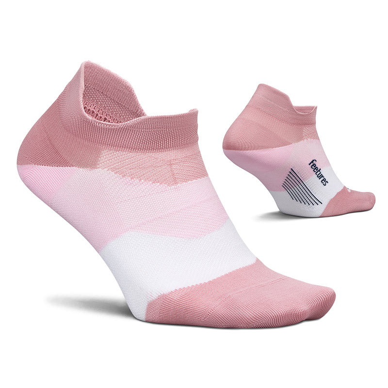 ELITE ULTRA LIGHT NO SHOW TAB - Pink Orchard フィーチャーズ アンクル丈 ランニングソックス ピンクオーチャード