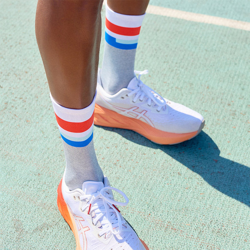 Feetures ELITE ULTRA LIGHT MINI CREW - Mission Gray フィーチャーズ クルー丈 ランニングソックス ミッション グレー