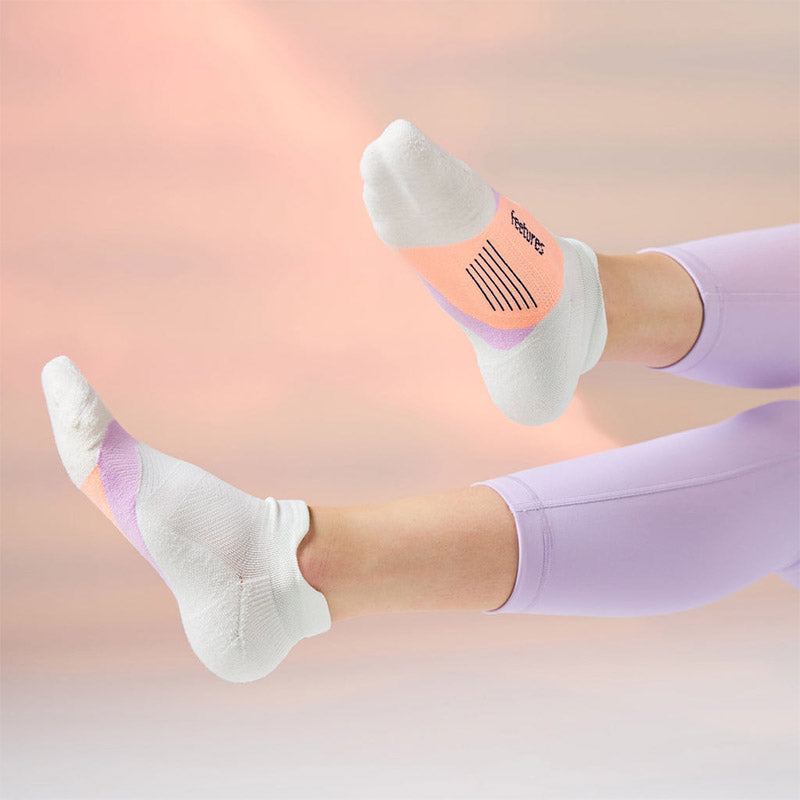 ELITE LIGHT CUSHION NO SHOW TAB - Crisp Mint フィーチャーズ アンクル丈 ランニングソックス クリスプミント