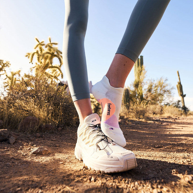 ELITE LIGHT CUSHION NO SHOW TAB - Crisp Mint フィーチャーズ アンクル丈 ランニングソックス クリスプミント